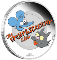 Itchy & Scratchy mit Etui, Zertifikat