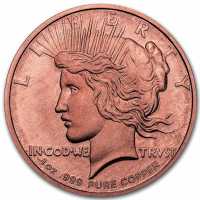 Peace Dollar USA 9Fine Mint Peace Dollar Kupfer 