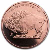 Indian/Buffalo USA 9Fine Mint Indian Buffalo Kupfer 
