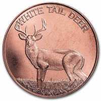 White Tail Deer / Weisswedelhirsch USA White Tail Deer Wei wedelhirsch Kupfer 
